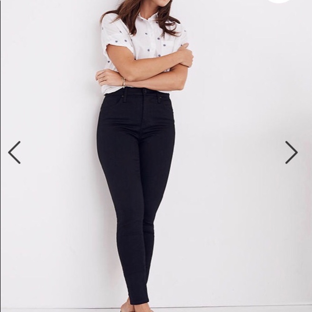 Curvy high-rise skinny jeans